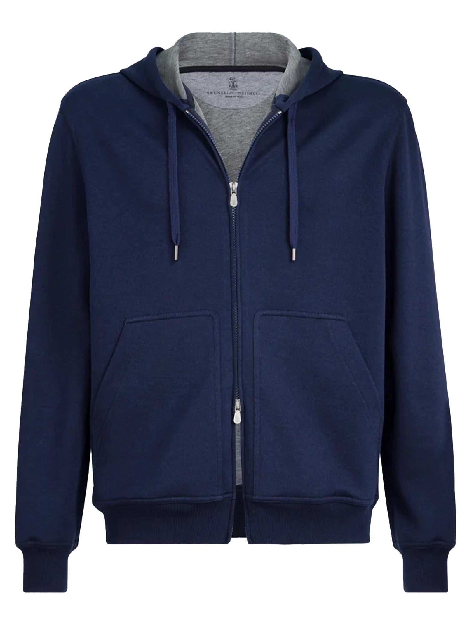 Topwear in felpa con cappuccio MM8319069G C1265 BRUNELLO CUCINELLI 