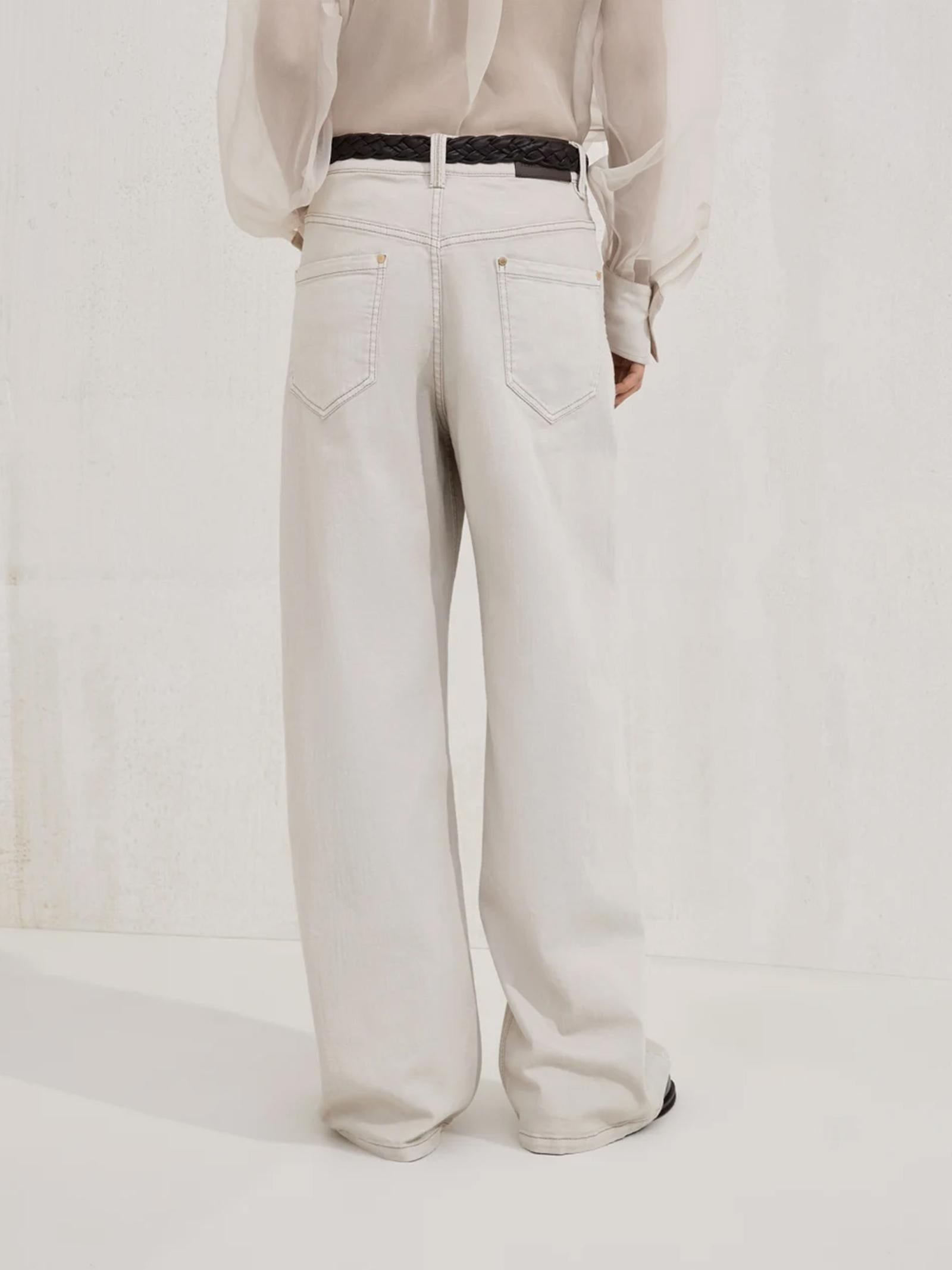 Pantalone denim MH137P4021 C9443 BRUNELLO CUCINELLI 