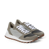 Runners in tessuto techno MZ47G1960 C7550 BRUNELLO CUCINELLI 