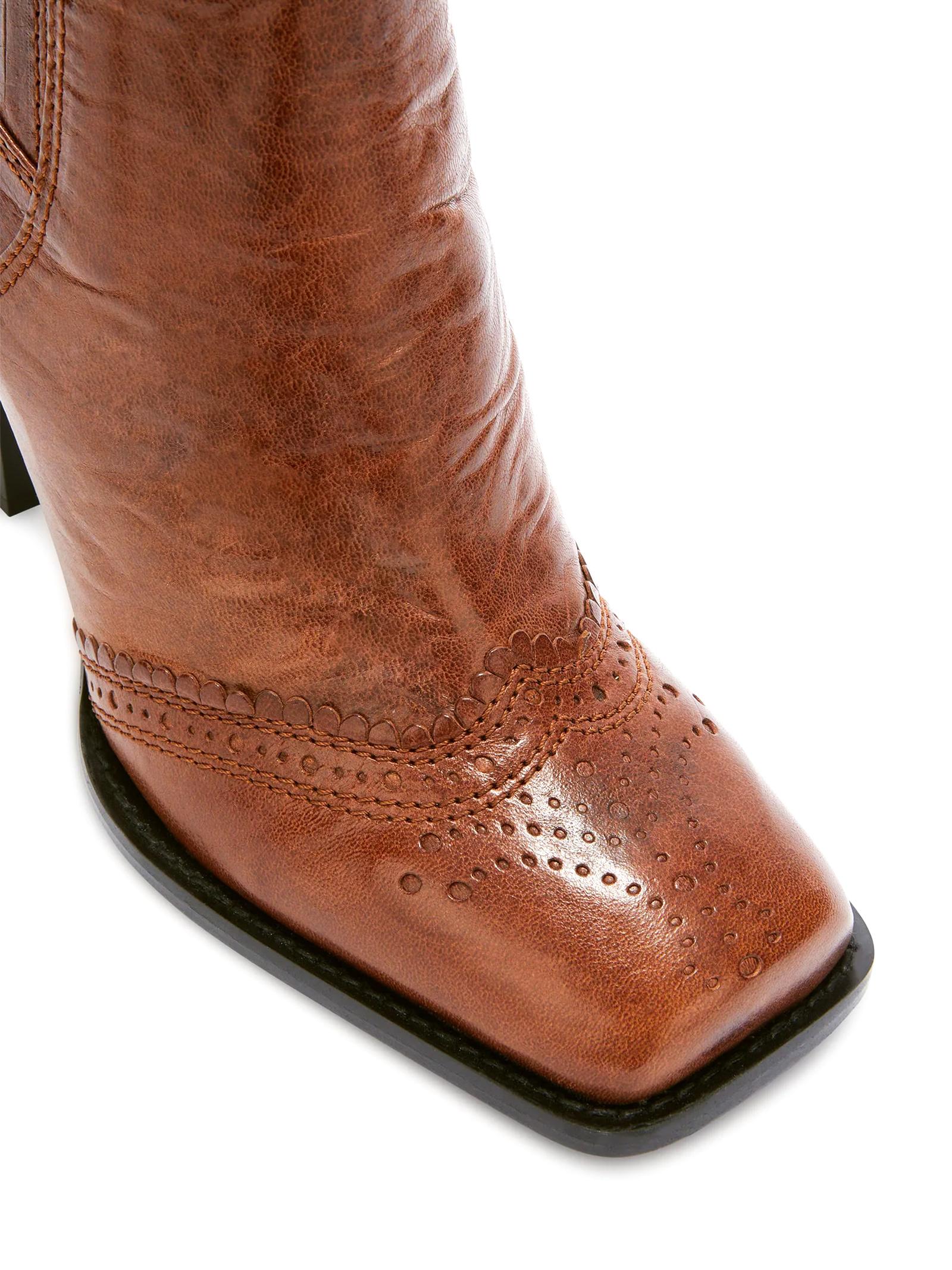 Tronchetto in pelle vegetale D478Z740GJP 91228 ERMANNO SCERVINO 