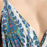 Abito lungo in chiffon WRHA0315AK759 X0800 ETRO 