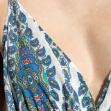 Abito lungo in chiffon WRHA0315AK759 X0800 ETRO 