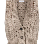Gilet in cashmere MPA361116 CSD65 BRUNELLO CUCINELLI 