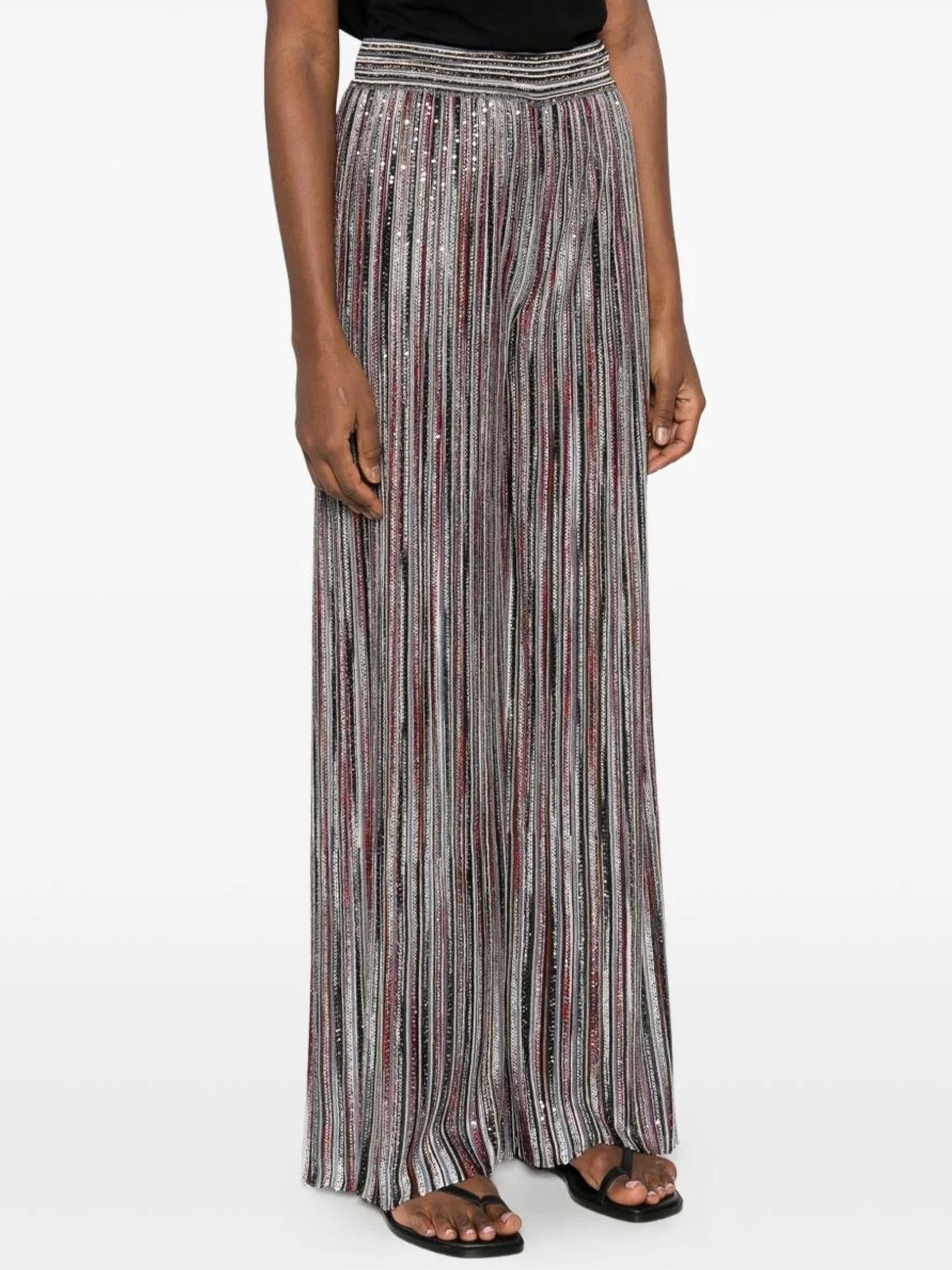 Pantaloni ampi DS26SI0NBK01H1 SMSMB MISSONI 