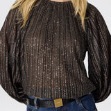 Maglia girocollo lamé DS25WN17BK01CL S80E3 MISSONI 