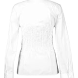 Camicia in popeline di cotone D472K363BQP 10601 ERMANNO SCERVINO 
