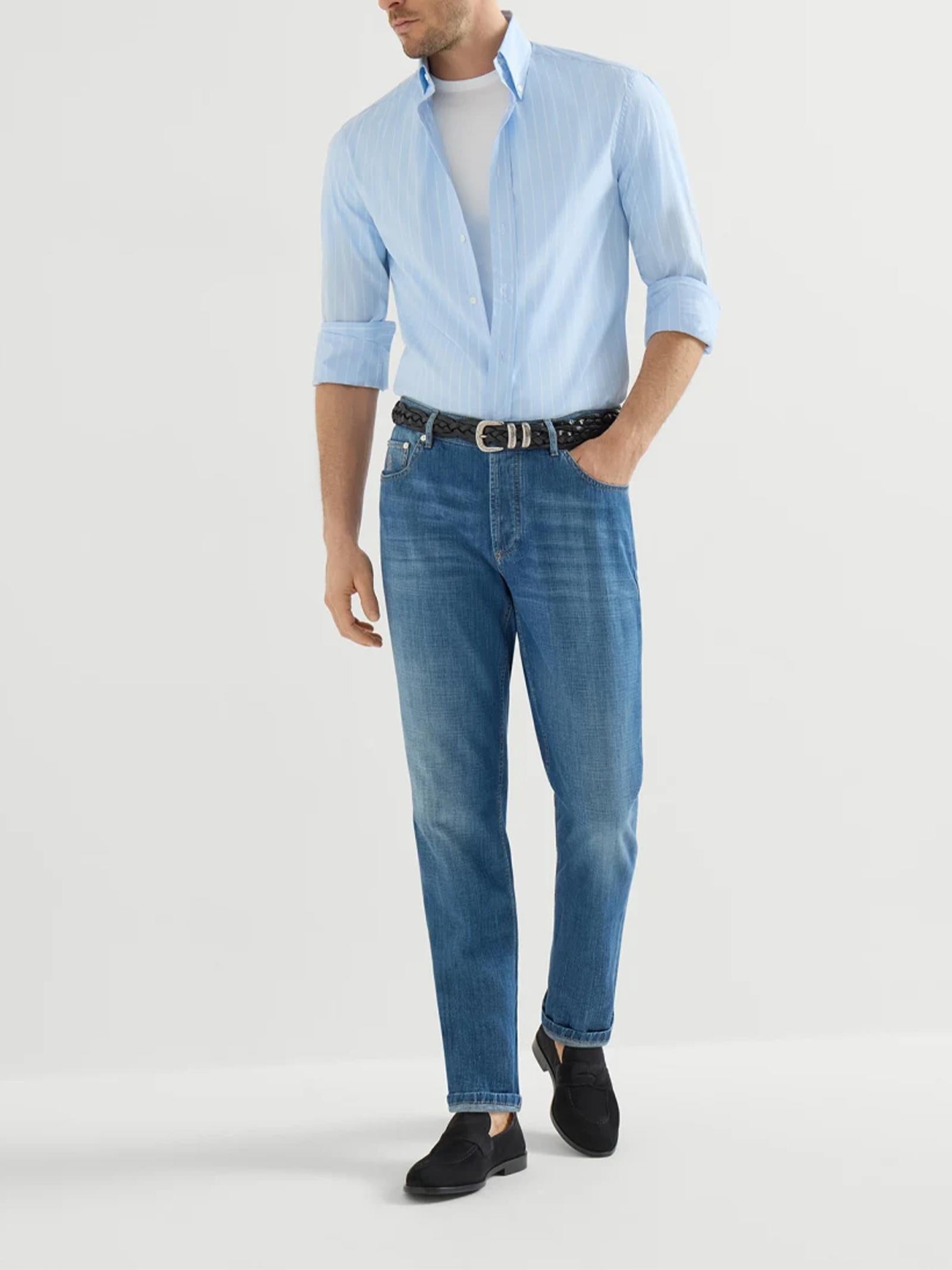 Pantalone denim cinque tasche ME645D3210 C1471 BRUNELLO CUCINELLI 