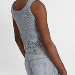 Top cashmere con pizzo D475L305APKFX M2921 ERMANNO SCERVINO 