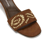 Mules con ricamo a fiori D468Z300RZTM 91230 ERMANNO SCERVINO 