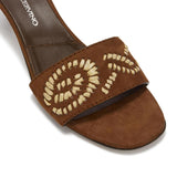 Mules con ricamo a fiori D468Z300RZTM 91230 ERMANNO SCERVINO 