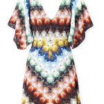 Abito corto con scollo a V DS26SG44BR015J SMSNV MISSONI 