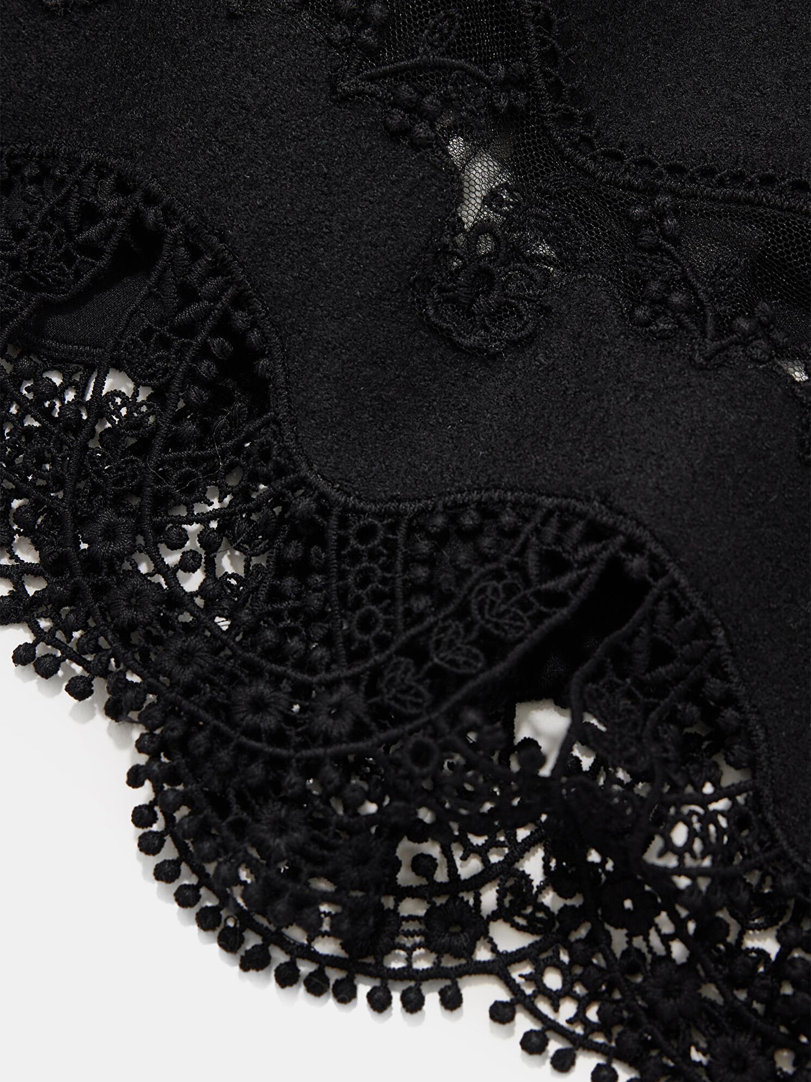 Abito senza maniche in pizzo D472Q318WHB 95708 ERMANNO SCERVINO 