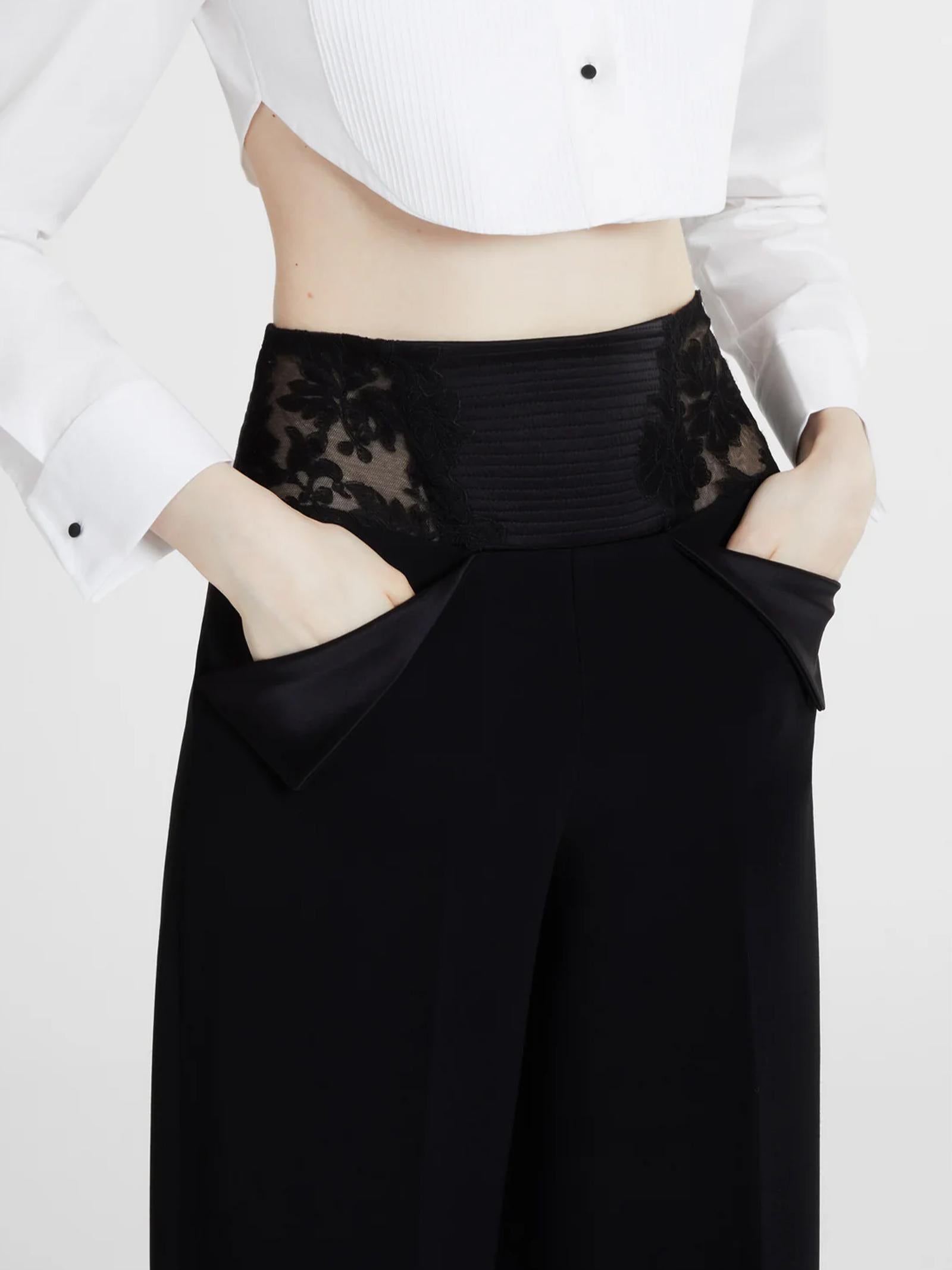 Pantalone palazzo D476P707TEILM 95708 ERMANNO SCERVINO 