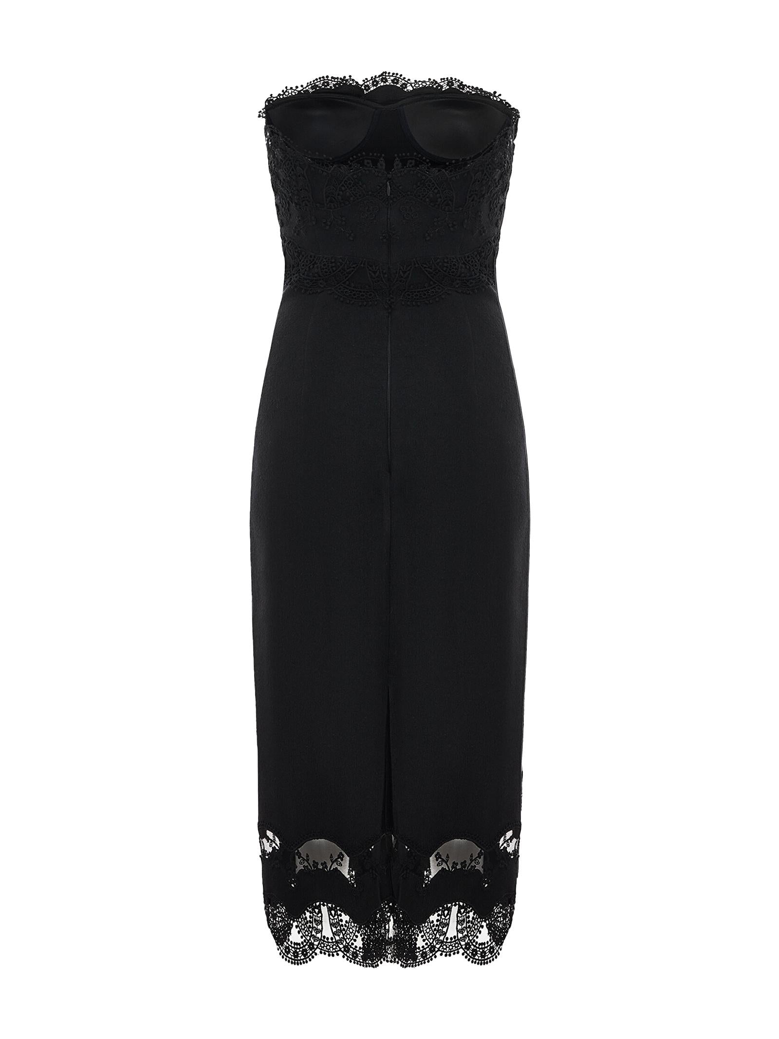 Abito senza maniche in pizzo D472Q318WHB 95708 ERMANNO SCERVINO 