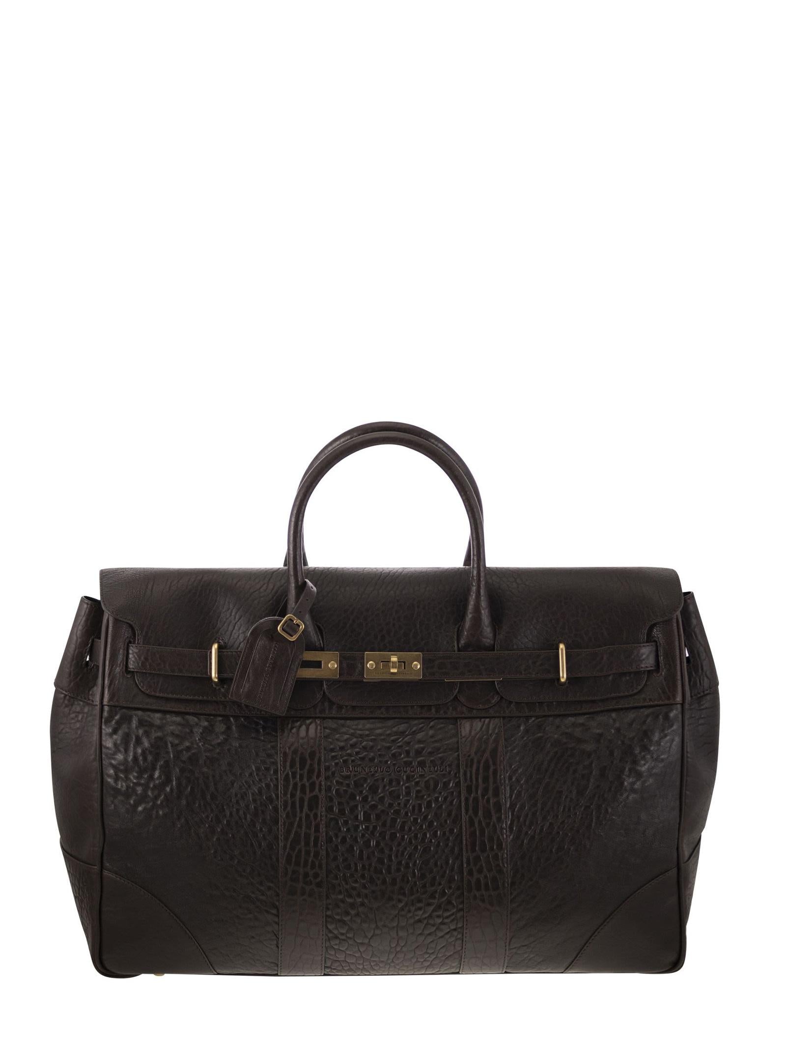 Borsa Country in pelle MBEHBU071 C4214 BRUNELLO CUCINELLI 
