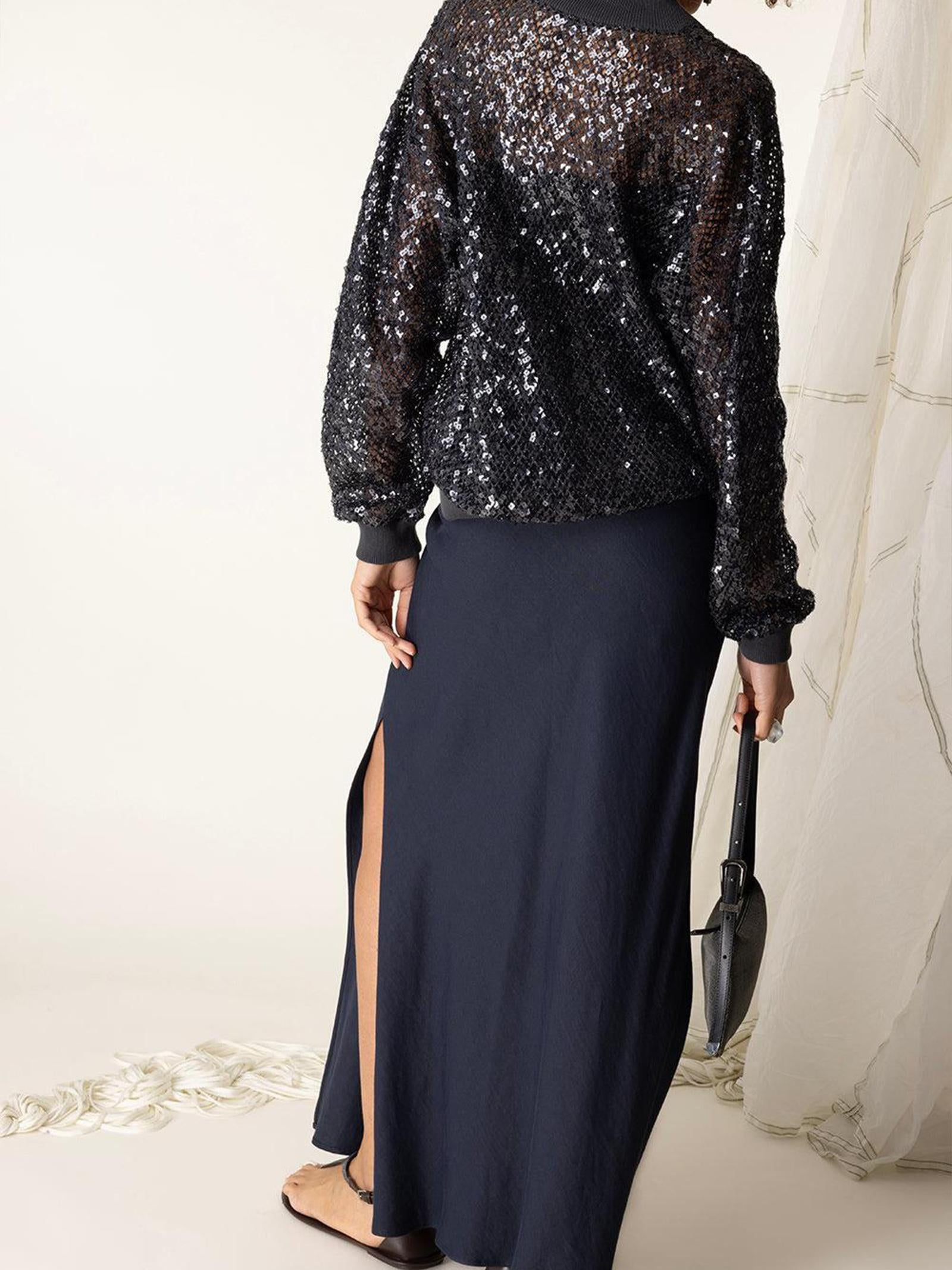 Giubbotto bomber in maglia MRTR20906 CYD30 BRUNELLO CUCINELLI 