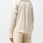 Camicia in raso D454K605TBW 10602 ERMANNO SCERVINO 