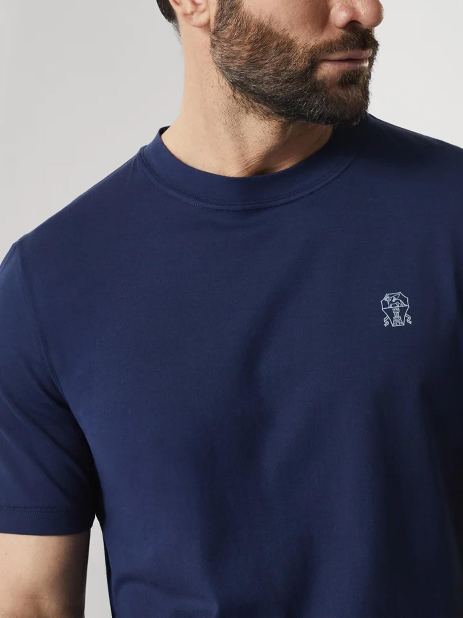 T-shirt girocollo M0B138440 C2443 BRUNELLO CUCINELLI 