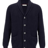 Cardigan scollo sciallato MNI708606 C2425 BRUNELLO CUCINELLI 
