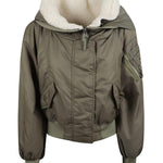 Bomber con cappuccio D470B303SHDGT 80521 ERMANNO SCERVINO 