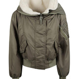 Bomber con cappuccio D470B303SHDGT 80521 ERMANNO SCERVINO 