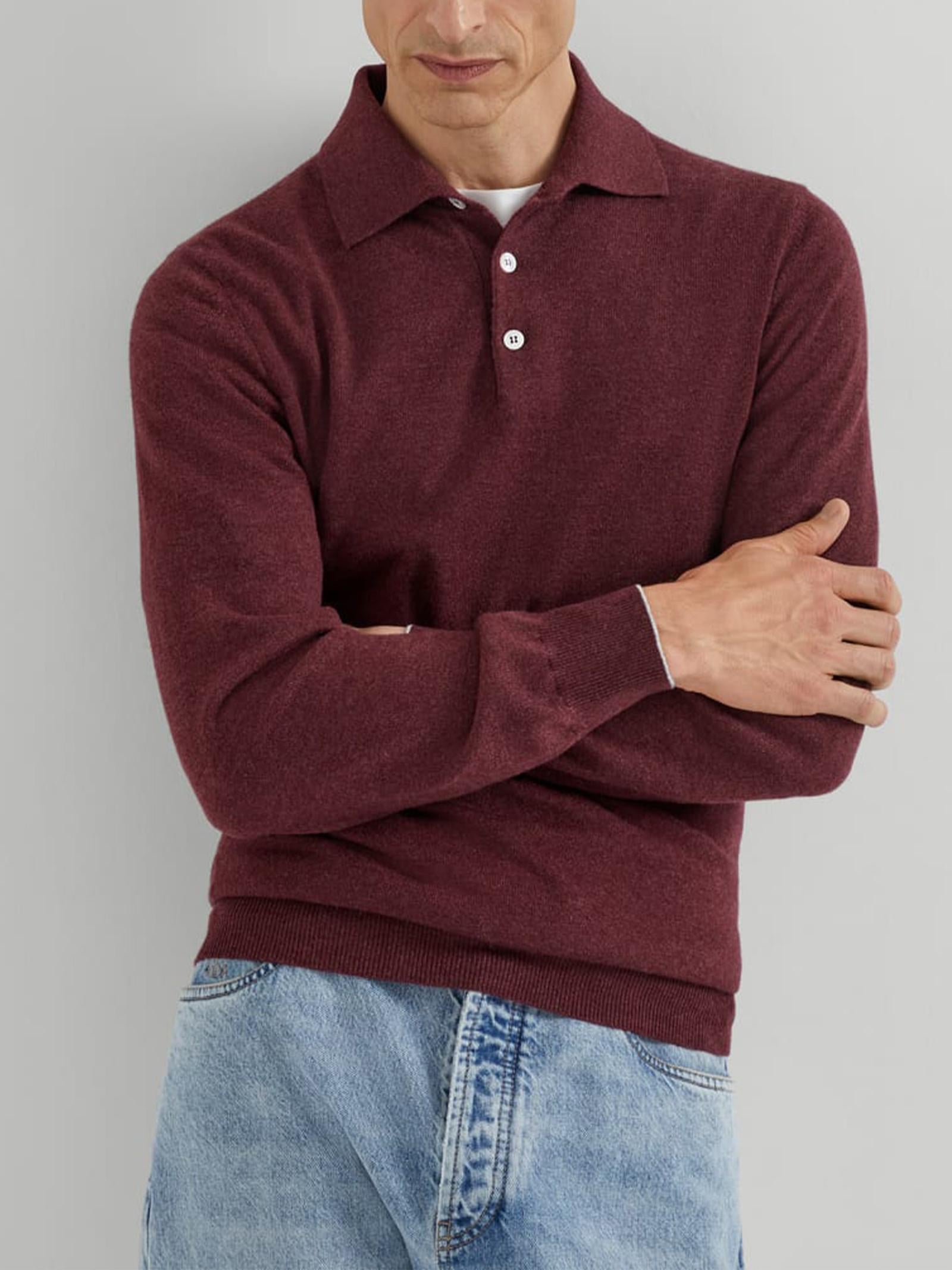 Polo in cashmere M2200295 CEG54 BRUNELLO CUCINELLI 