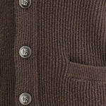 Cardigan scollo sciallato MNI708606 C2559 BRUNELLO CUCINELLI 
