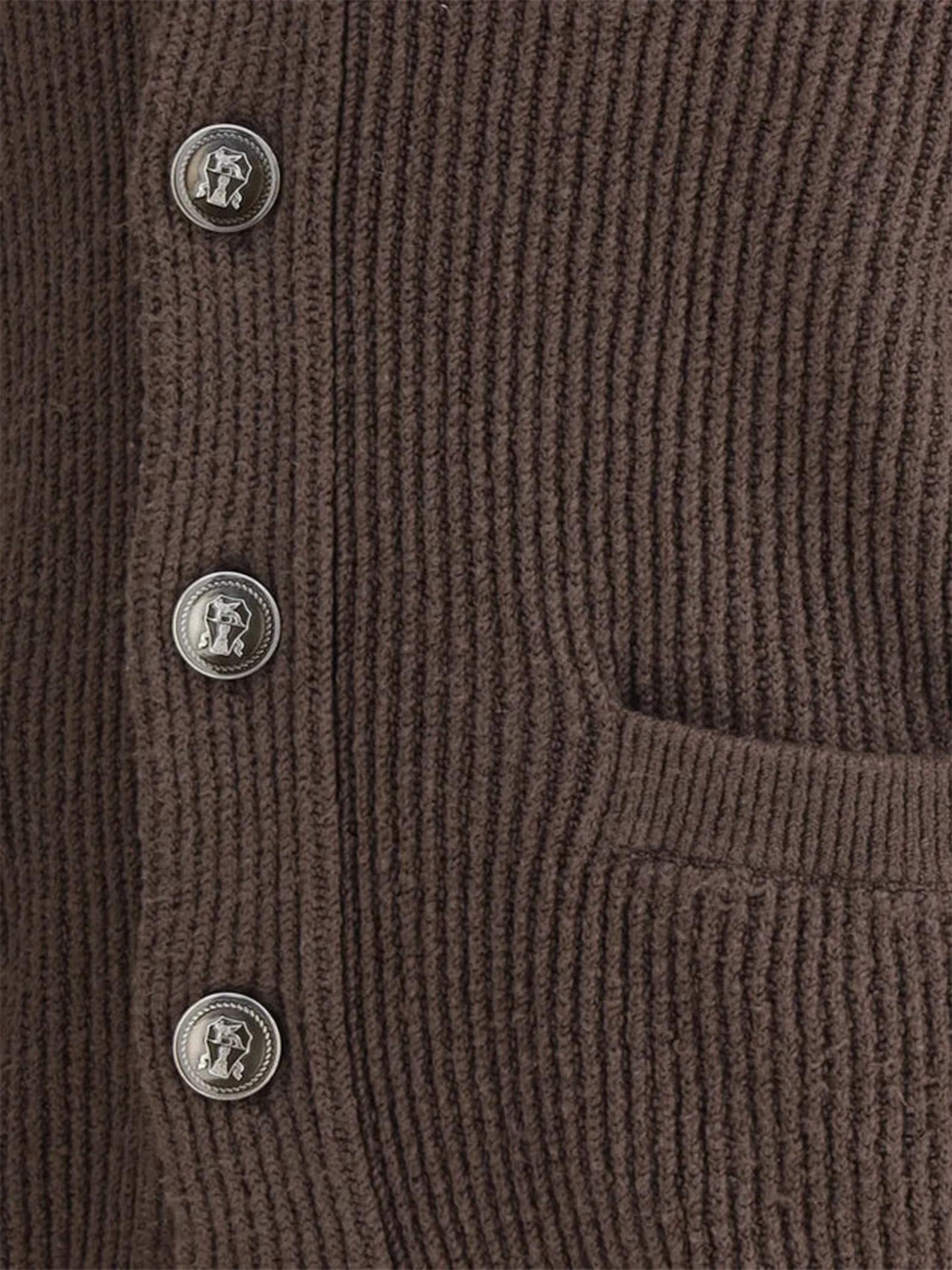 Cardigan scollo sciallato MNI708606 C2559 BRUNELLO CUCINELLI 