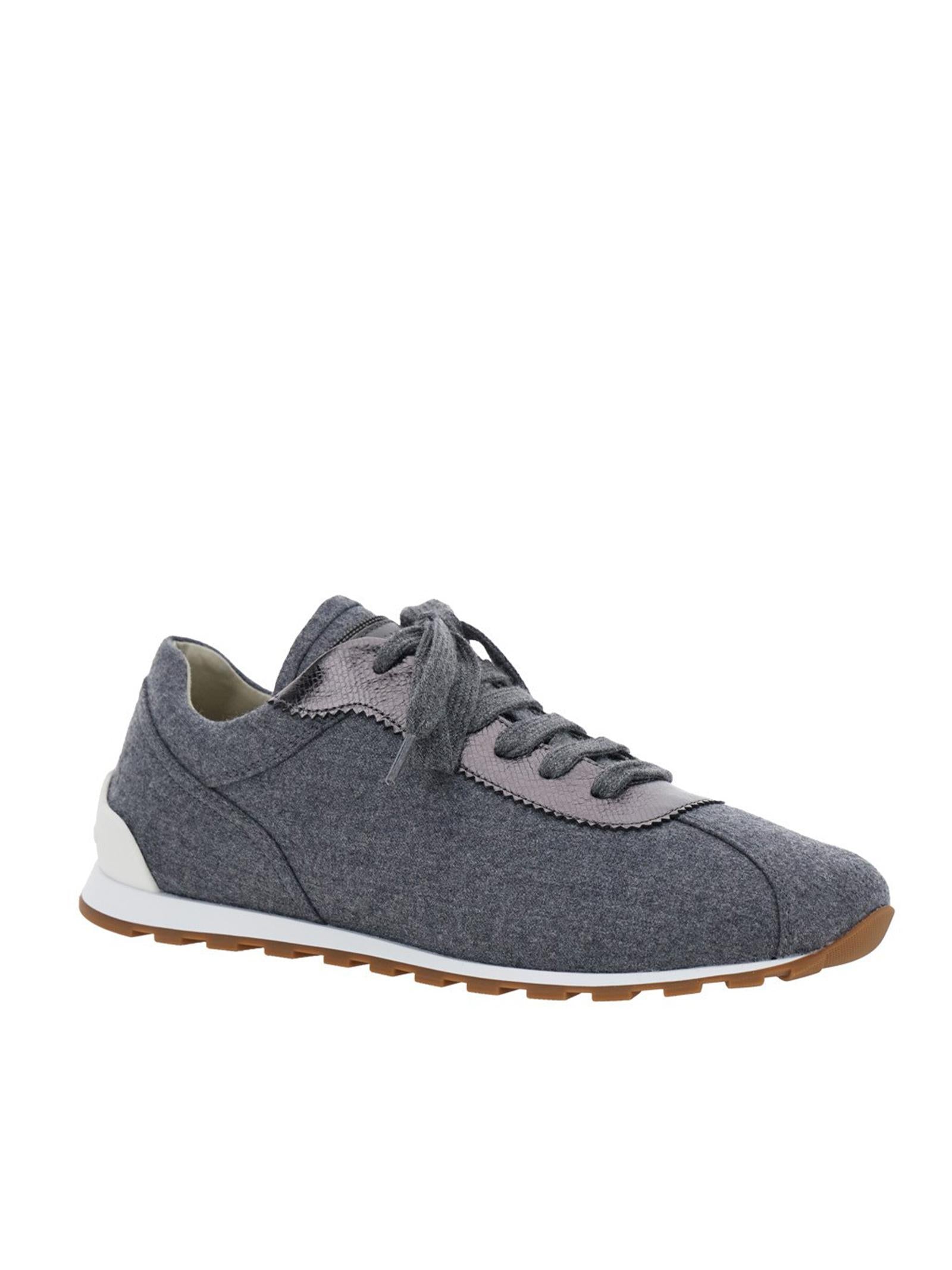 Runners in flanella di lana vergine MZ26G3031 C003 BRUNELLO CUCINELLI 