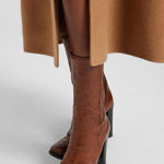 Tronchetto in pelle vegetale D478Z740GJP 91228 ERMANNO SCERVINO 