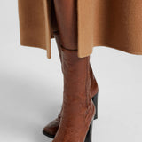 Tronchetto in pelle vegetale D478Z740GJP 91228 ERMANNO SCERVINO 