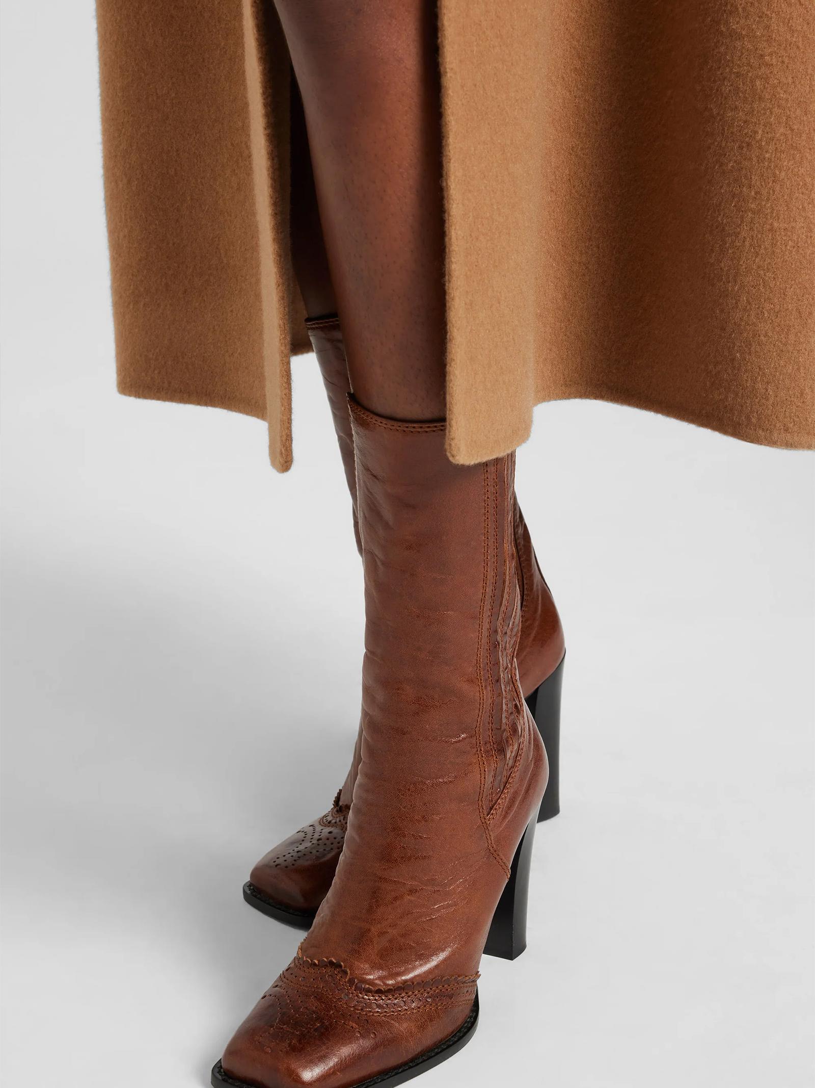 Tronchetto in pelle vegetale D478Z740GJP 91228 ERMANNO SCERVINO 