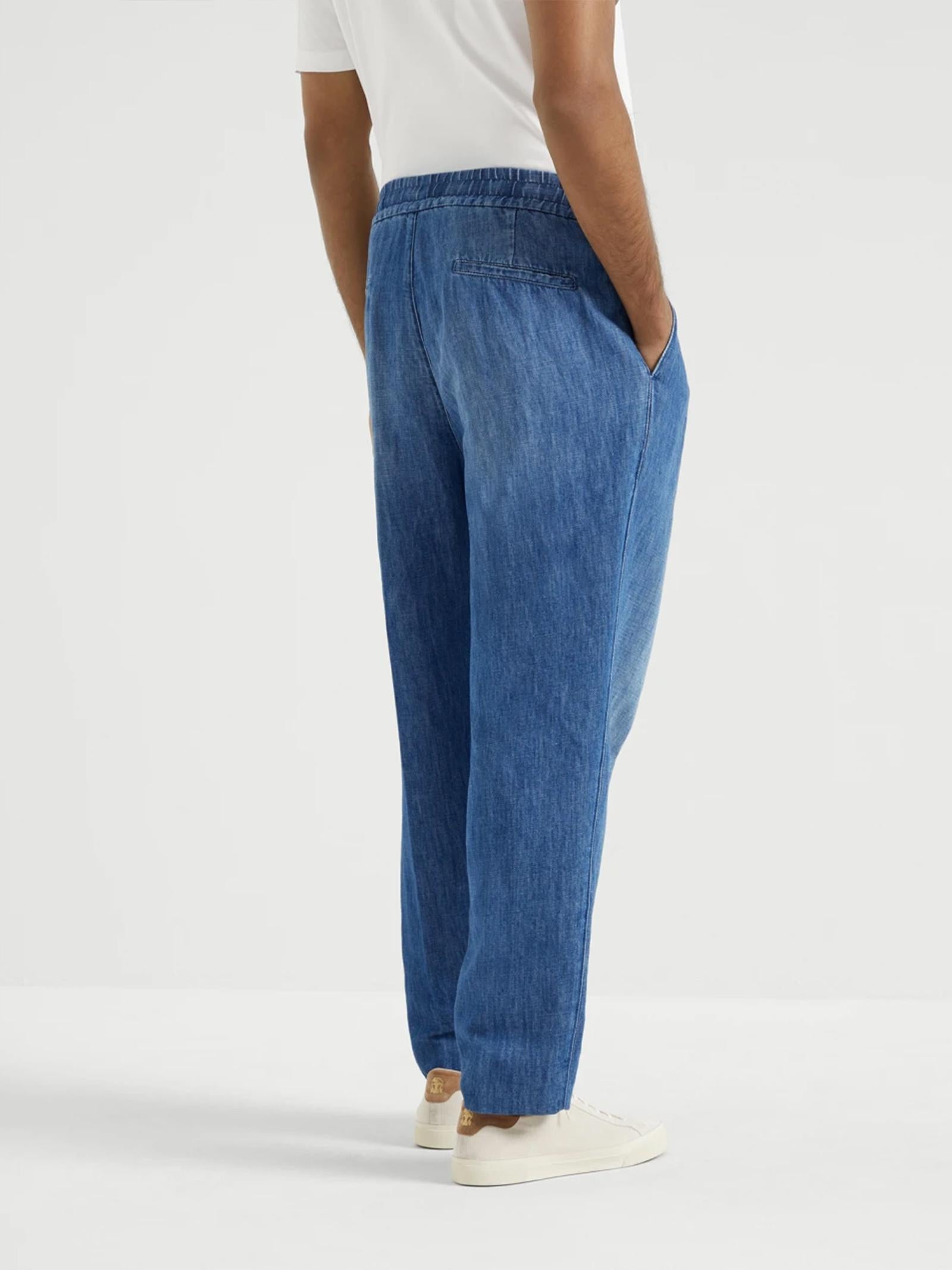 Pantalone leisure fit denim M239PE1710 C1471 BRUNELLO CUCINELLI 