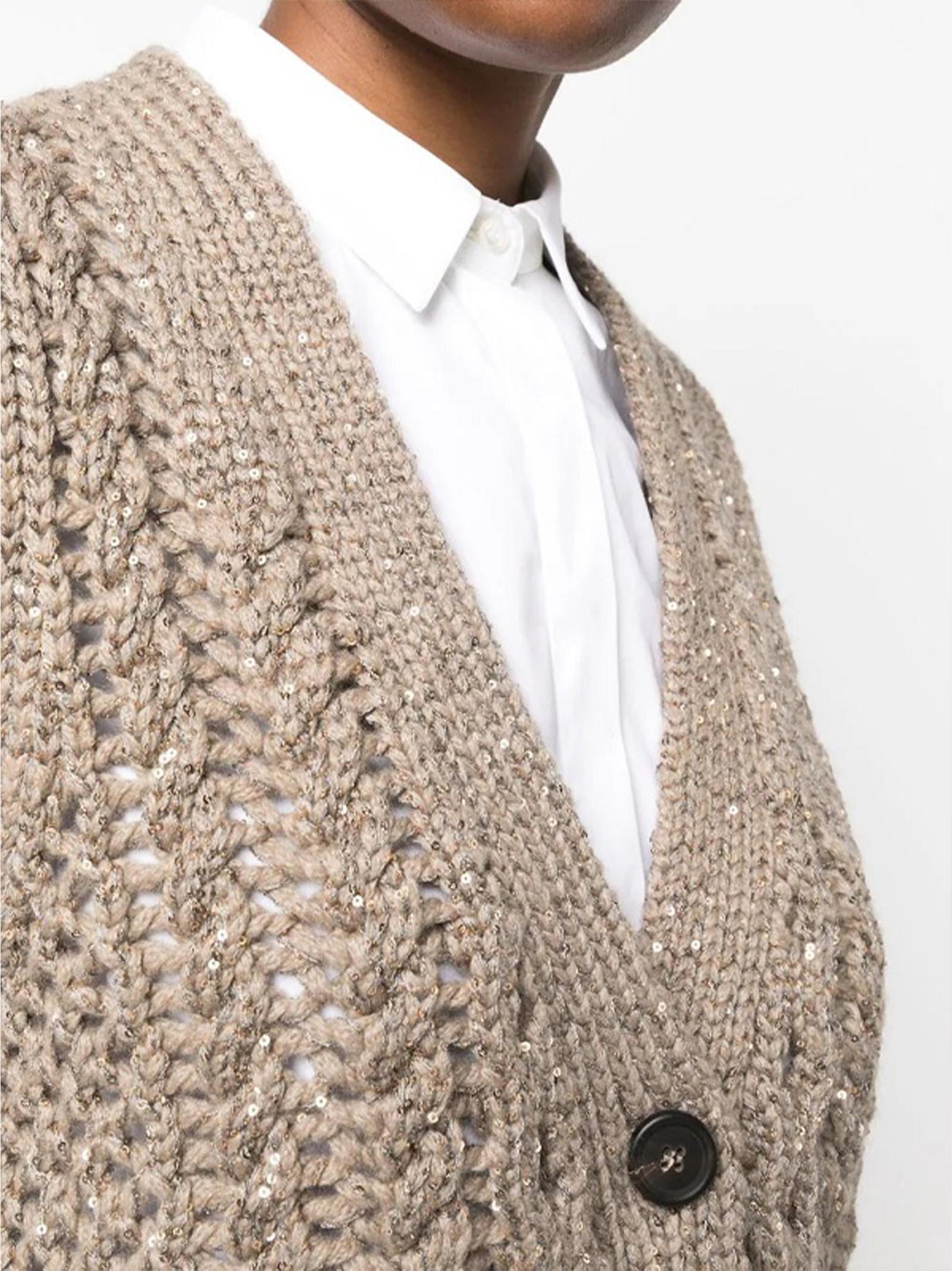 Gilet in cashmere MPA361116 CSD65 BRUNELLO CUCINELLI 