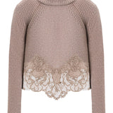 Maglia cropped in cashmere D475M305APKFX M1507 ERMANNO SCERVINO 