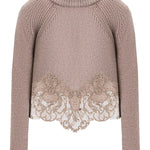 Maglia cropped in cashmere D475M305APKFX M1507 ERMANNO SCERVINO 