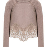 Maglia cropped in cashmere D475M305APKFX M1507 ERMANNO SCERVINO 