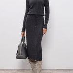 Gonna lunga a tubino D474O500NJG 84005 ERMANNO SCERVINO 