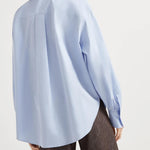 Camicia in popeline di cotone MH772MY526 C172 BRUNELLO CUCINELLI 