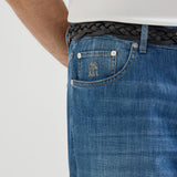 Pantalone denim cinque tasche ME645D3210 C1471 BRUNELLO CUCINELLI 