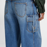 Jeans palazzo cargo D477P302GKW 94037 ERMANNO SCERVINO 