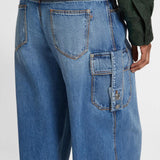 Jeans palazzo cargo D477P302GKW 94037 ERMANNO SCERVINO 