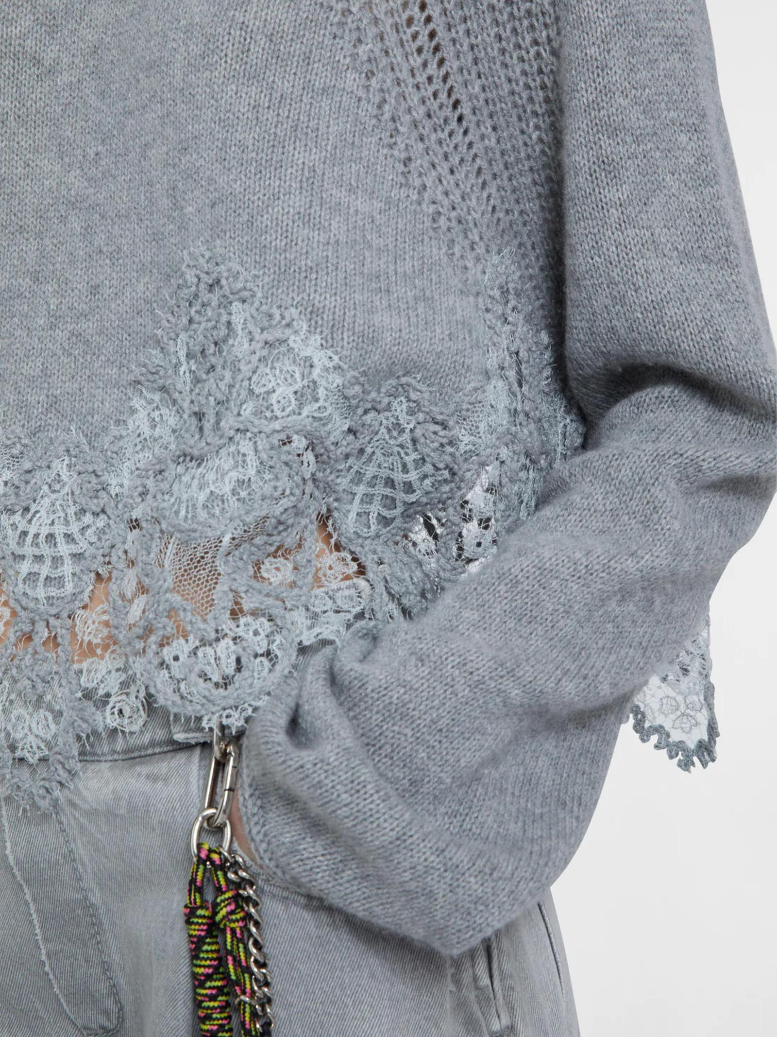 Maglia cropped in cashmere D475M305APKFX M2921 ERMANNO SCERVINO 