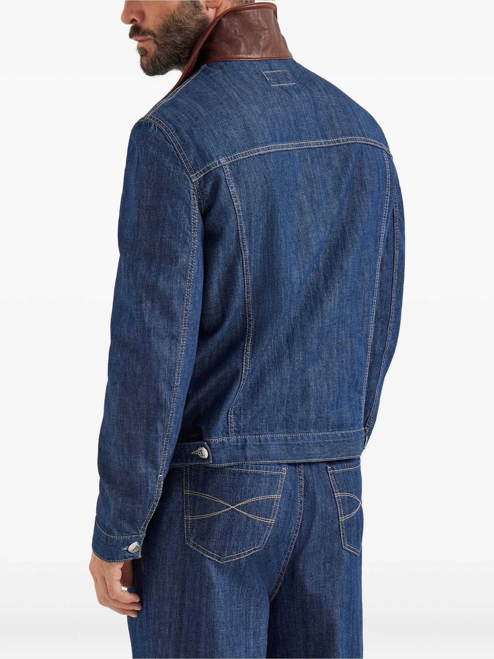 Giubbino in denim MH2636914 COH51 BRUNELLO CUCINELLI 