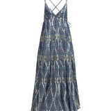 Abito lungo in chiffon WRHA0315AK759 X0800 ETRO 