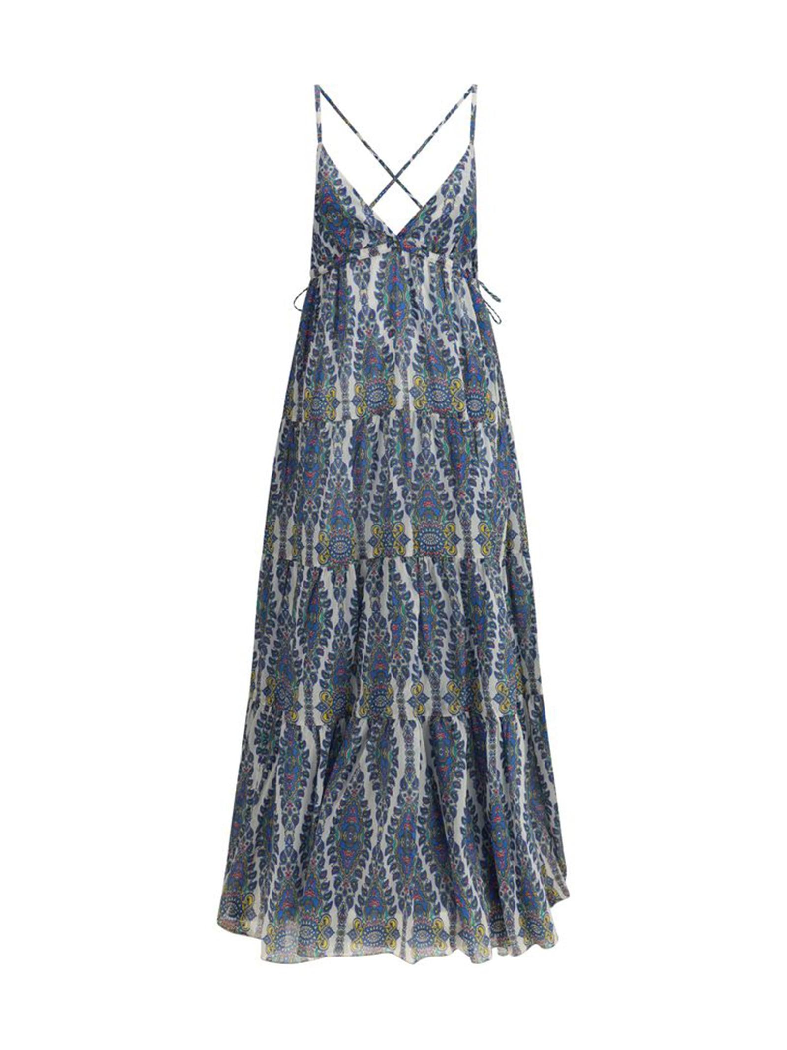 Abito lungo in chiffon WRHA0315AK759 X0800 ETRO 