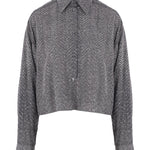 Camicia corta con strass D472K323CTZFY S4706 ERMANNO SCERVINO 