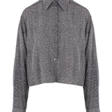 Camicia corta con strass D472K323CTZFY S4706 ERMANNO SCERVINO 