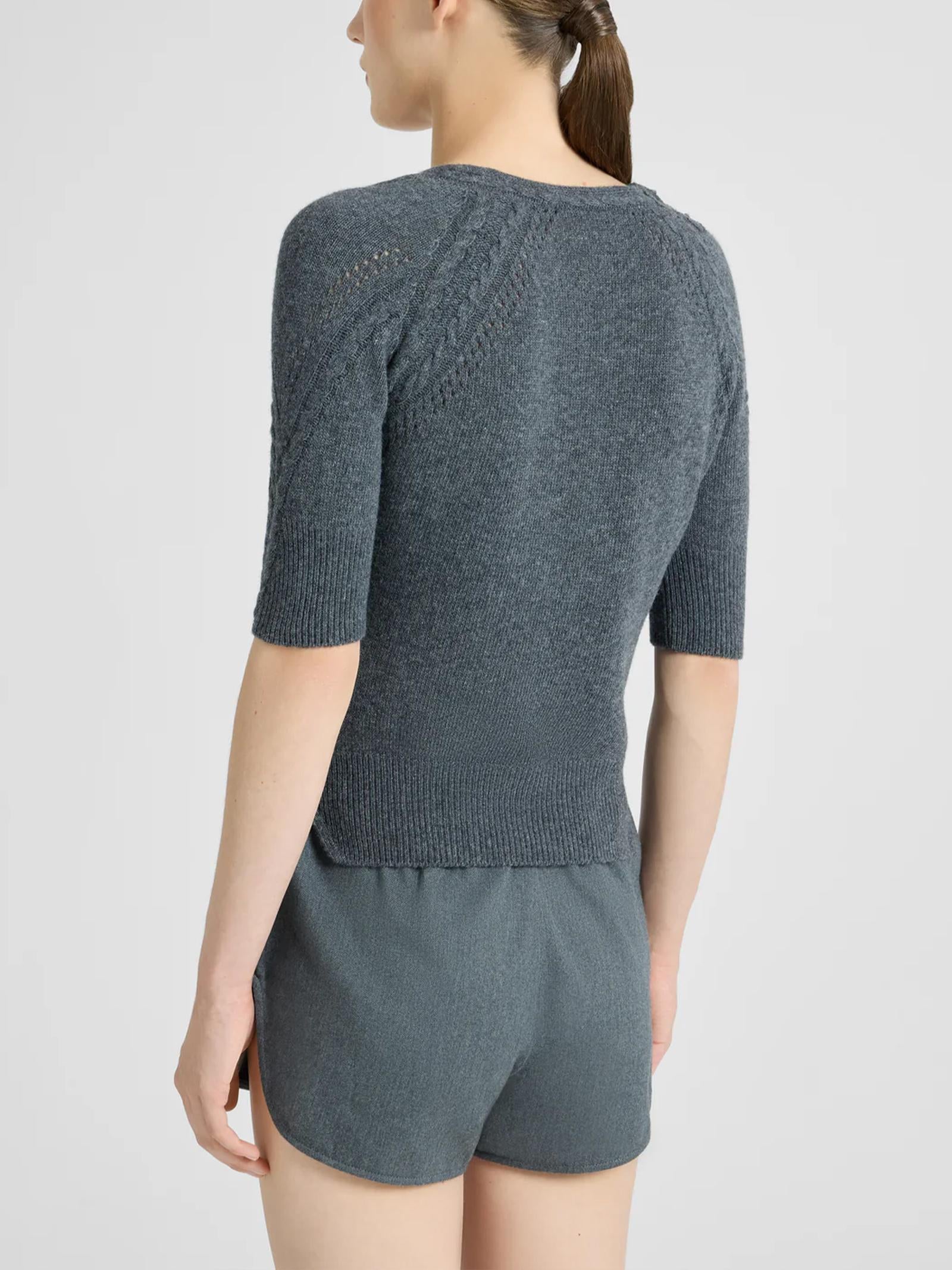 Top in lana e cashmere D474L503APNJG 84005 ERMANNO SCERVINO 