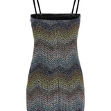 Mini abito CAPERDONI in lamé DS26SG2JBC0065 SMSNS MISSONI 